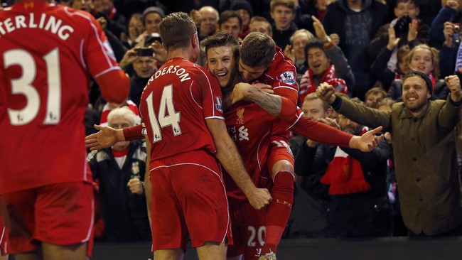 Tidak dimainkannya kapten Steven Gerrard, yang hanya duduk di bangku cadangan, tidak menurunkan kualitas permainan tim besutan Brendan Rodgers.