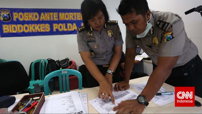 Mereka berasal dari berbagai rumah sakit kepolisian yang ada di Indonesia, secara total ada 11 RS Bhayangkara yang terlibat di dalam tim DVI kepolisian.
