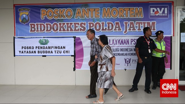 Sebanyak 15 jenazah dari hasil temuan tim evakuasi di Pangkalan Bun belum teridentifikasi. 