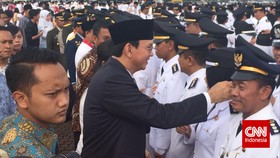 Menteri Yuddy Chrisnandi Temui Ahok Bahas Gaji PNS