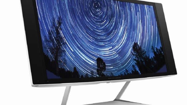 Monitor Hewlett-Packard (HP) tidak hanya memiliki resolusi tinggi diukuran 4K dan 5K, tapi juga tampil melengkung yang membuat pandangan terlihat lebih luas.