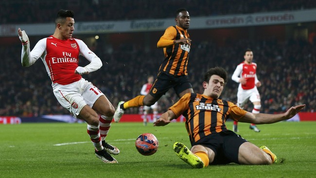 Arsenal menyingkirkan lawannya, Hull di final Piala FA musim lalu. Senin (5/1) dinihari WIB, Arsenal menyingkirkan lagi Hull di babak ketiga Piala FA tahun ini.