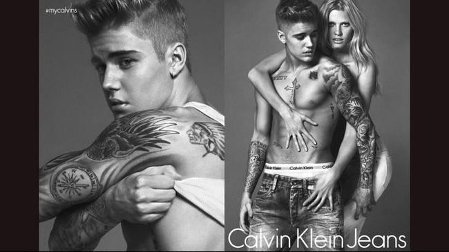 Foto seksi Justin Bieber untuk sebuah merek celana dalam menimbulkan kontroversi. Ada yang bilang itu hasil suntingan. Tak sedikit pula yang mengisenginya.