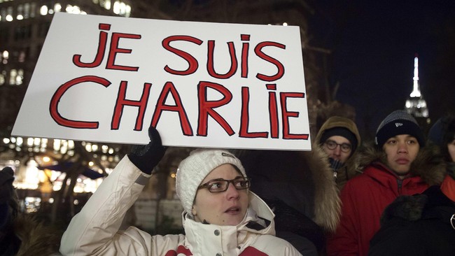 Dari Penjuru Dunia, Aksi Solidaritas untuk Charlie Hebdo