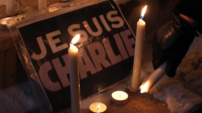 Tak hanya di Perancis, penembakan di Charlie Hebdo juga mengundang aksi solidaritas dari banyak negara dunia.