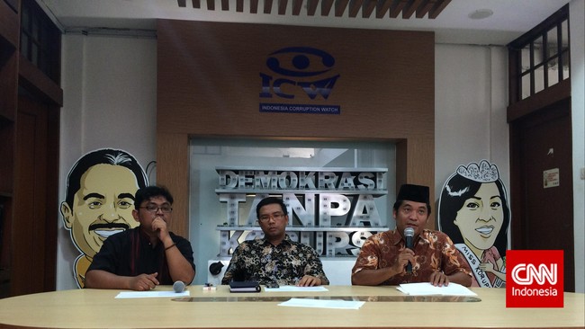 ICW pastikan masyarakat akan semakin sulit percaya jika institusi penegak hukum punya masalah dengan hukum.