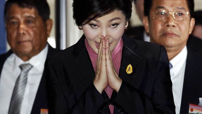 PM Thailand mengatakan ia tak memberikan perintah apapun kepada militer untuk memberikan suara demi menentang mantan PM Yingluck.