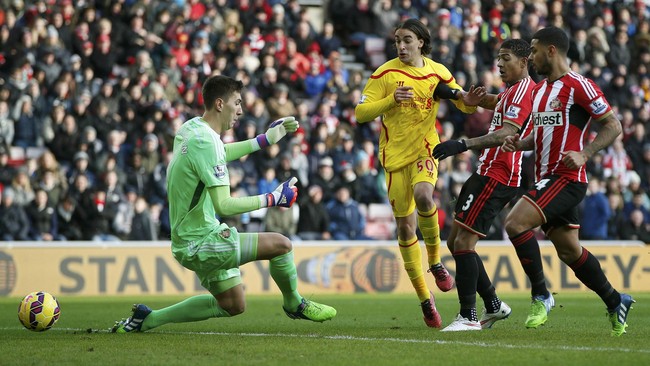 Gol bagi tim tamu tercipta pada menit kesembilan. Berawal dari serangan balik, Markovic berhasil melakukan kerjasama satu-dua dengan Fabio Borini.