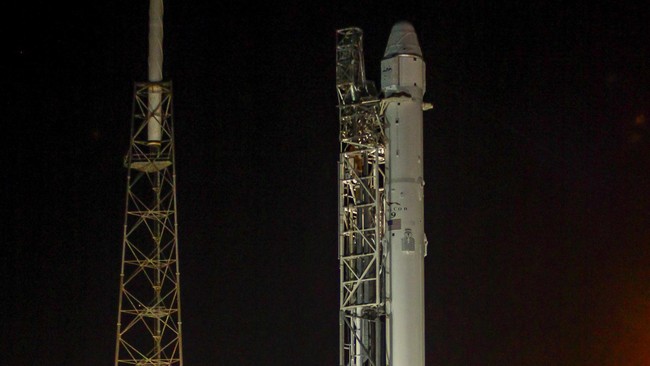 Roket Falcon 9 milik SpaceX sukses meluncur untuk kedua kalinya pada Kamis (30/3) malam waktu setempat dari Cape Canaveral 39A, AS.