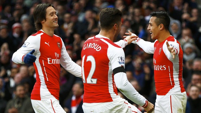 Hingga matchday ke-25, Arsenal sudah mencetak 47 gol. Hanya Chelsea (55 gol) dan Manchester City (51 gol) yang memiliki torehan gol lebih banyak.