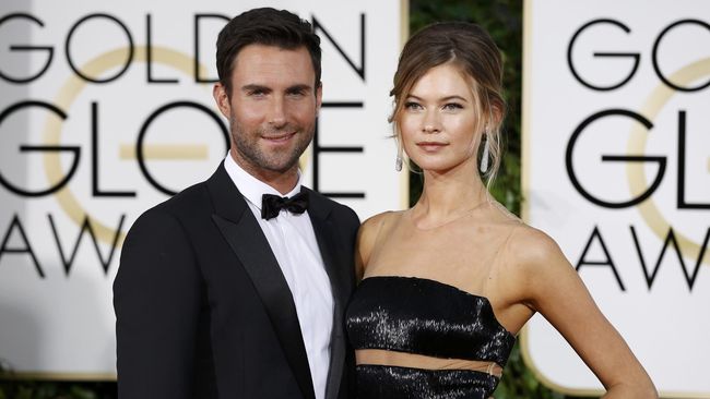 Pasangan Adam Levine dan Behati Prinsloo menyambut kelahiran anak kedua mereka berjenis kelamin perempuan yang diberi nama Geo Grace.