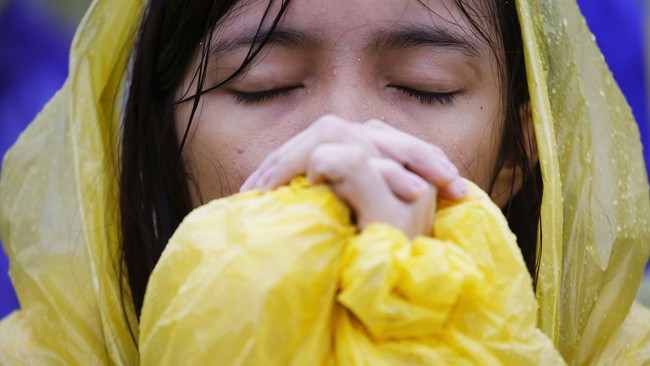 Antusias, Warga Filipina Bertemu Paus Fransiskus
