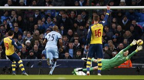 Babak Pertama: Cazorla Bawa Arsenal Ungguli ManCity