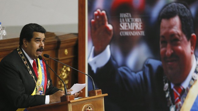 Sejak sebelum menjadi presiden, Nicolas Maduro, 'rajin' mengecam kebijakan Amerika Serikat terhadap Venezuela.