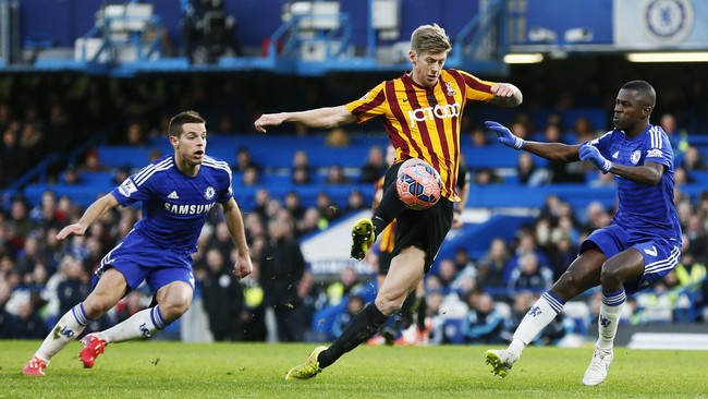 Jose Mourinho mengaku malu melihat penampilan Chelsea saat dikalahkan Bradford City 0-4 pada pertandingan Piala FA di Stamford Bridge, Sabtu (24/1).