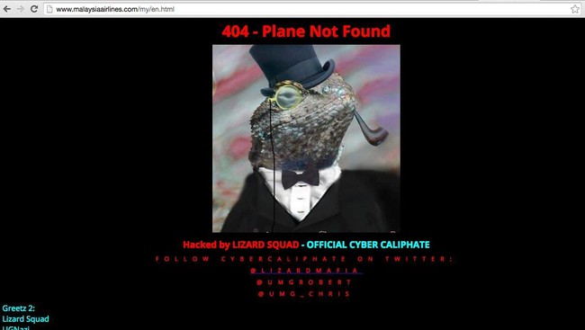 Maskapai penerbangan Malaysia Airlines mengakui situs web resmi mereka diserang peretas. Perusahaan menjamin data pengguna dalam keadaan aman.