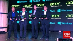 Laptop Empat Gaya Acer Tiba di Indonesia