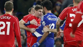 Rekam Foto Tarung Kedua Chelsea vs Liverpool