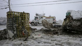 Badai Salju, Banjir Hancurkan Kota di Massachusetts