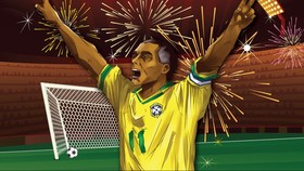 Romario dan Rekor 1.000 Gol dalam Infografis