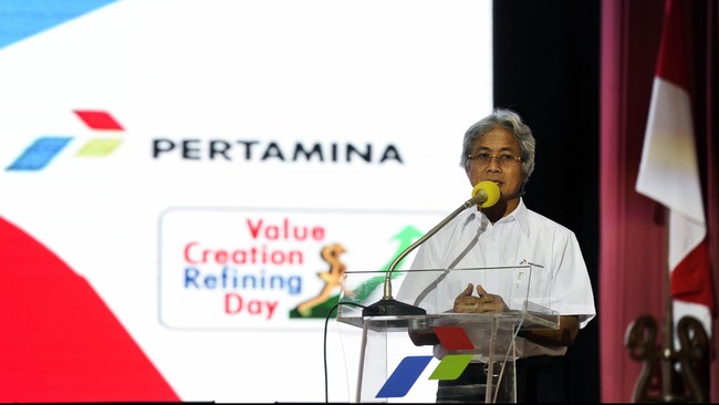Peningkatan target laba bersih tersebut ditopang oleh bertambahnya target pendapatan Pertamina tahun depan menjadi US$42,59 miliar.