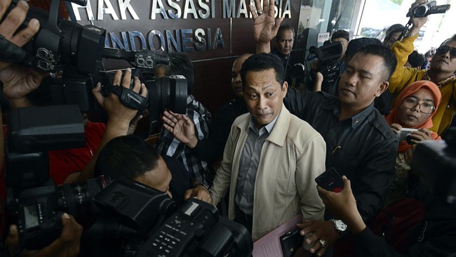 Budi Waseso menjalani pemeriksaan dari tim investigasi dari Komisi Nasional Hak Asasi Manusia selama tiga jam.