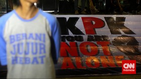 Pegawai KPK Lakukan Aksi Protes Pelimpahan Kasus BG