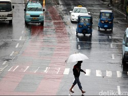 BMKG: Waspada Potensi Hujan di Jaksel dan Jaktim Sore Hari Ini