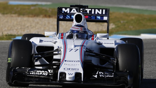 Pebalap Williams Valtteri Bottas lolos dari perangkap penalti karena insiden yang terjadi dalam kualifikasi GP Singapura, Sabtu (19/9).