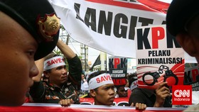 Aksi Delapan Elemen Masyarakat Warnai Sidang Budi Gunawan