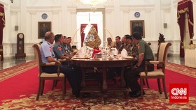 Pertemuan Jokowi dengan Petinggi Militer Tak Bahas KPK-Polri