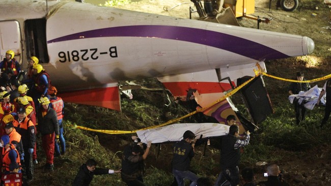 Tes ini dilakukan menyusul kecelakaan maut pada pesawat TransAsia bertipe ATR 72-600 pada Rabu (4/2) lalu yang menewaskan sedikitnya 40 orang.