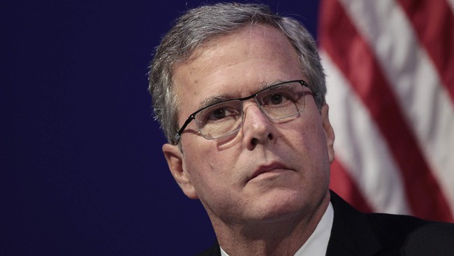 Pendukung Jeb Bush dalam bursa calon presiden AS mengumpulkan dana sebesar US$103 juta, atau sekitar Rp1,3 triliun selama enam bulan terakhir.