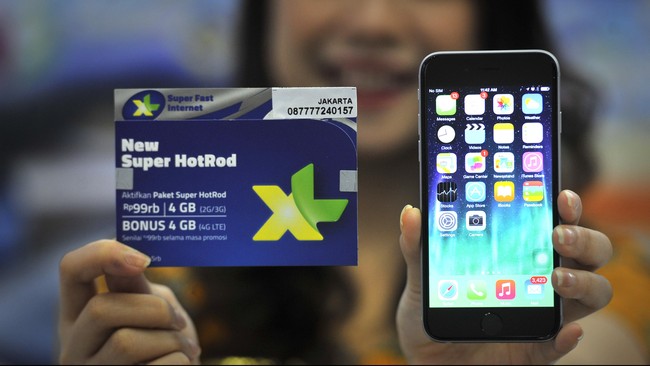 Lalu lintas data XL naik dua kali lipat dari tahun sebelumnya. Kenaikan ini didorong oleh 72 persen pelanggan yang kini menggunakan ponsel pintar.