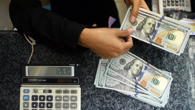 Rupiah menguat 0,16 persen ke posisi Rp14.057 per dolar AS pada perdagangan Jumat (29/1). Namun, rupiah berpotensi tertekan karena kenaikan kasus covid-19.