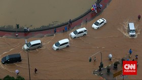 Banjir Jakarta Belum Surut, Ini Titik Genangan Air