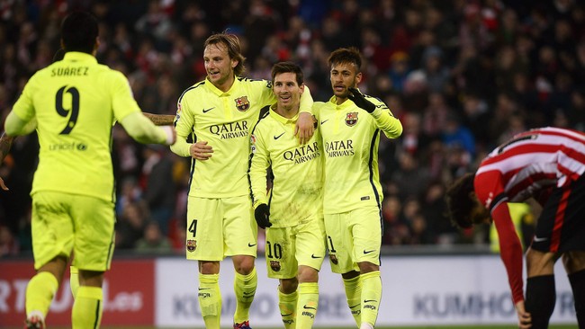 Meraup kemenangan besar saat melawan Athletic Bilbao, Minggu (8/2), pemain andalan Barcelona, Neymar mengaku tak puas dengan jumlah gol yang ia hasilkan.