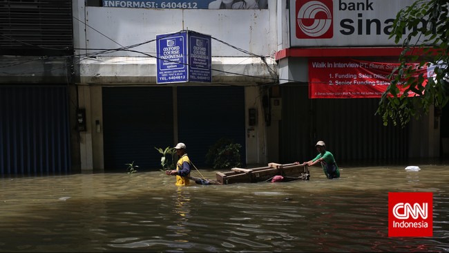 Wajah Ekonomi Jakarta Kala Banjir Melanda