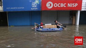Wajah Ekonomi Jakarta Kala Banjir Melanda