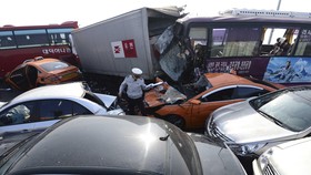 Kecelakaan Beruntun 100 Mobil di Korsel, Dua Tewas