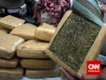 Polisi Bongkar Paket Ganja 75 Kg dalam Dodol