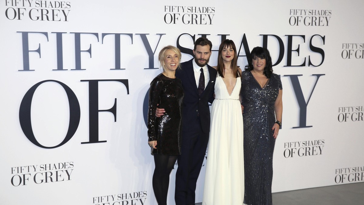 Aksi Benci dan Cinta di Premiere Fifty Shades of Grey