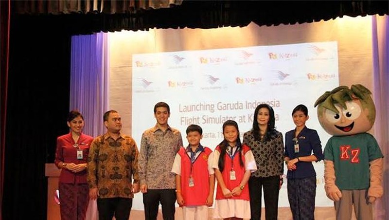 Maskapai penerbangan bintang lima Garuda Indonesia resmi bekerjasama dengan KidZania Pacific Place - Jakarta.