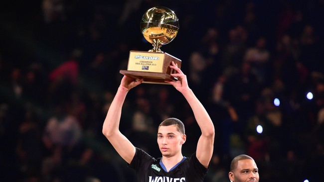 Ledakan Zach LaVine di Panggung Slam Dunk NBA