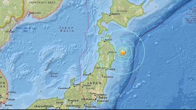 Badan Metorologi Jepang mencatat setidaknya sudah terjadi enam kali gempa di sejumlah lokasi di Jepang pada dini hari ini.
