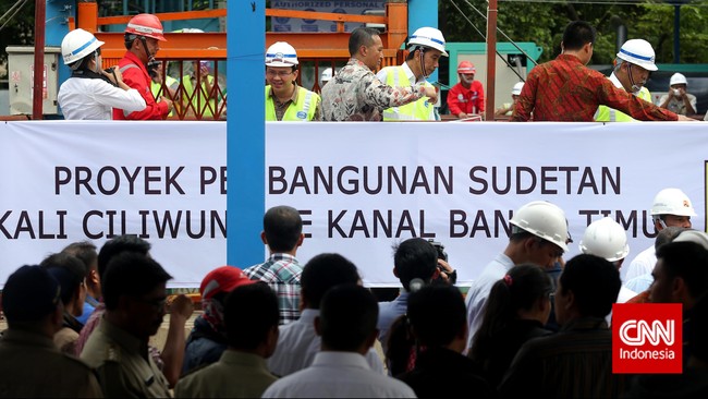 Menteri PUPR Basuki Hadimuljono menyebut DIPA Kementerian PUPR yang selalu 0 dalam 5 tahun merupakan bukti pembebasan lahan Sodetan Ciliwung macet 5 tahun.
