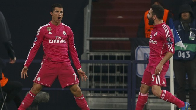Tambahan satu gol ke gawang Schalke membuat Cristiano Ronaldo telah mencetak 58 gol dari 58 pertandingan di pentas Liga Champions bersama Real Madrid.
