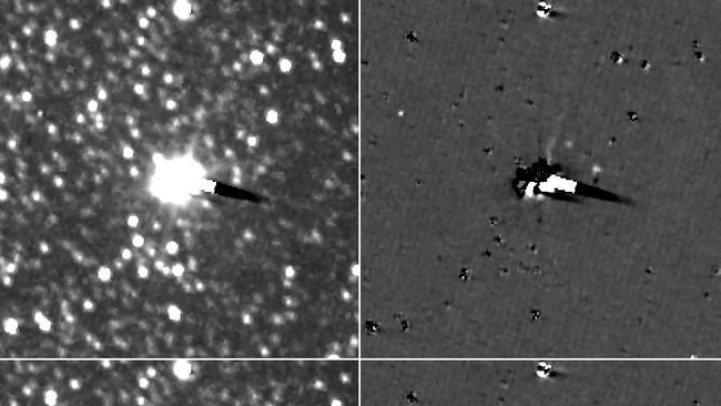 Pesawat NASA baru saja menangkap gambar bulan yang mengorbit di Planet Pluto. Suatu hal yang langka terjadi.