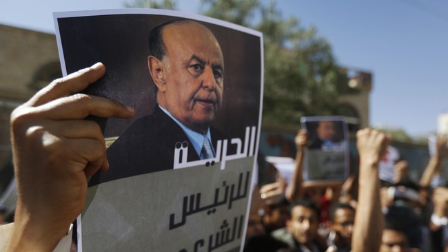 Dengan Houthi dan pemerintah resmi pimpinan Presiden Hadi mengklaim pemerintahan, Yaman berada di ambang perang saudara.
