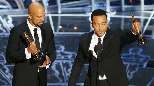 Nominator dan para pemenang Oscar didominasi kulit putih. Beruntung lagu Common dan John Legend, Glory (film Selma) masih mampu menarik perhatian juri.